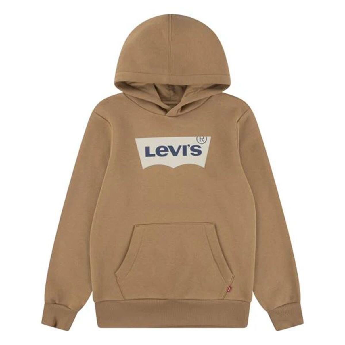 Children’s Hoodie Levi's Lvb Batwing Screenprint Hoodie Brown-0